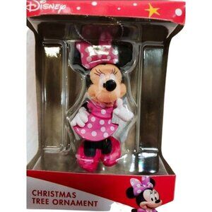 Disney Minnie Mouse Christmas Tree Ornament Holiday Feminine Small 2.5" Dainty